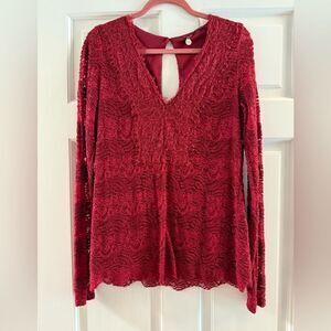 BKE Boutique Long Sleeve Blouse, women’s large